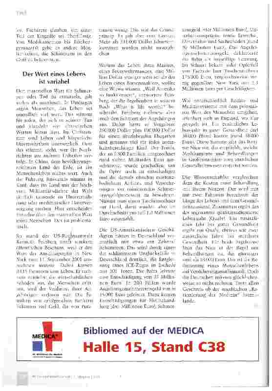 Vorschauseite 4: Die Mathematik der Entschädigung