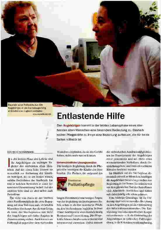 Vorschauseite 1: Entlastende Hilfe