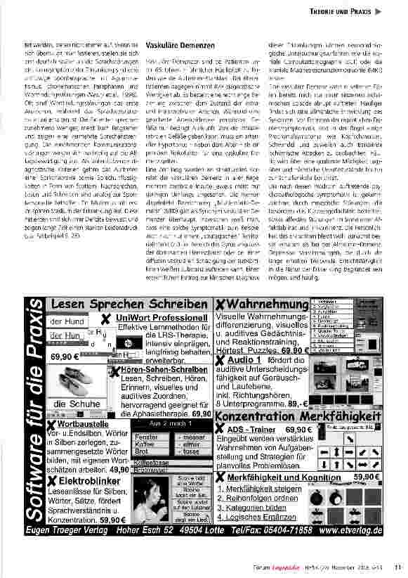 Vorschauseite 6: Sprache und Demenzerkrankungen