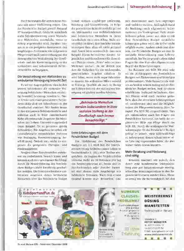 Vorschauseite 2: Gesundheitspolitik im Umbruch