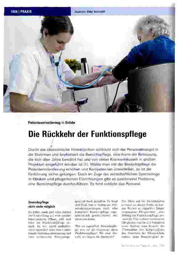 Vorschauseite 1: Die Rückkehr der Funktionspflege