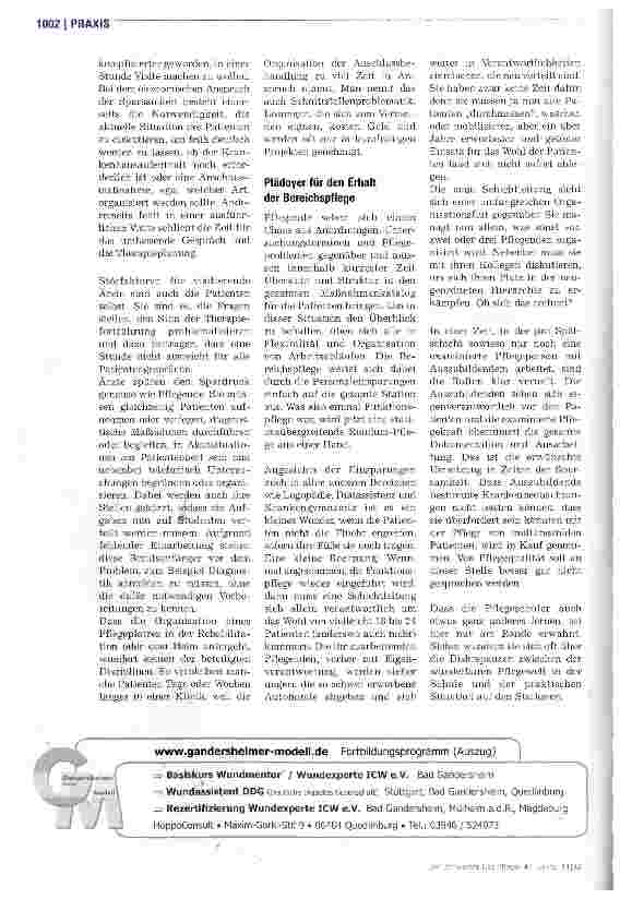 Vorschauseite 3: Die Rückkehr der Funktionspflege