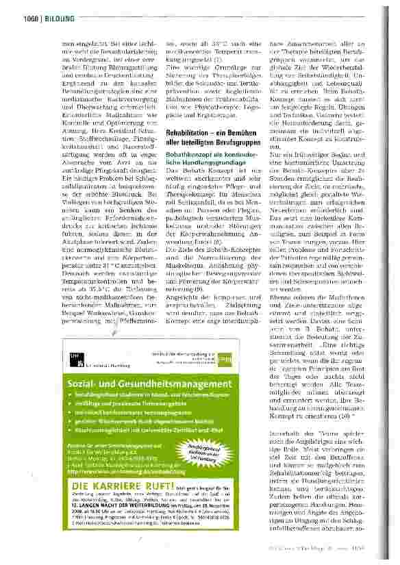 Vorschauseite 3: Schlaganfall: Gemeinsam zur erfolgreichen Rehabilitation