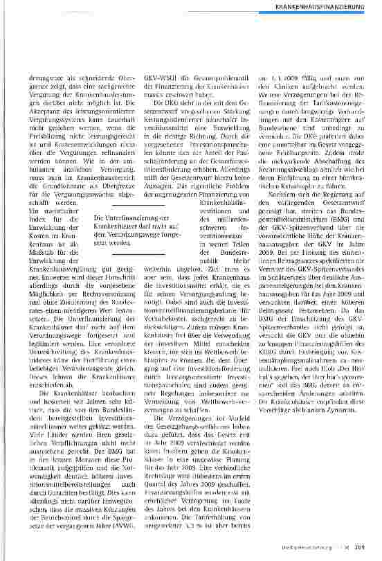 Vorschauseite 3: Die Krankenhausreform aus Sicht der DKG