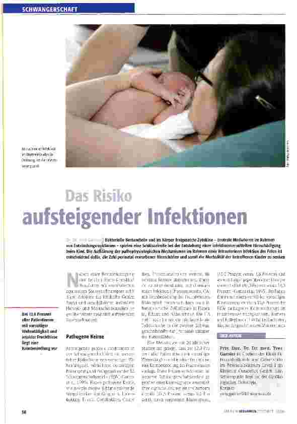 Vorschauseite 1: Das Risiko aufsteigender Infektionen