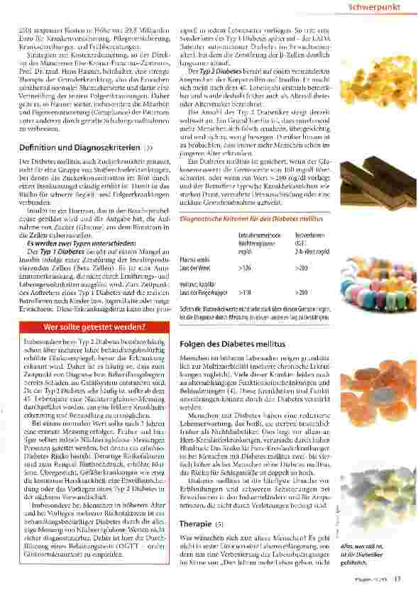 Vorschauseite 2: Diabetes Mellitus