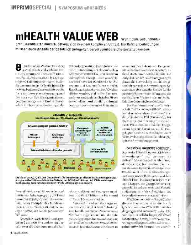 Vorschauseite 1: mHEALTH VALUE WEB