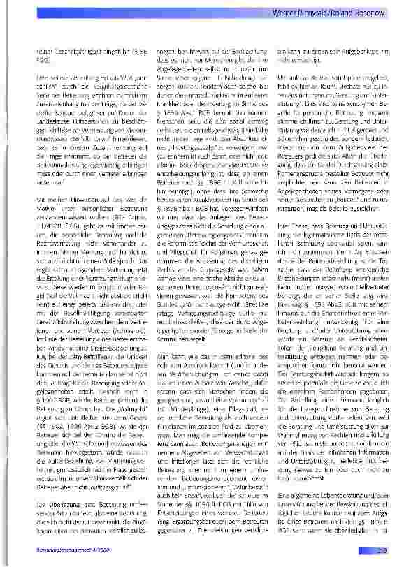 Vorschauseite 5: Bemerkungen zur Diskussion um und über eine „Persönliche Betreuung oder: über die Art, Einfaches kompliziert zu machen