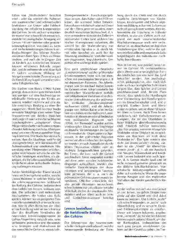 Vorschauseite 4: Zum Lernen geborenOptimierung des Gehirns durch frühe Bildung
