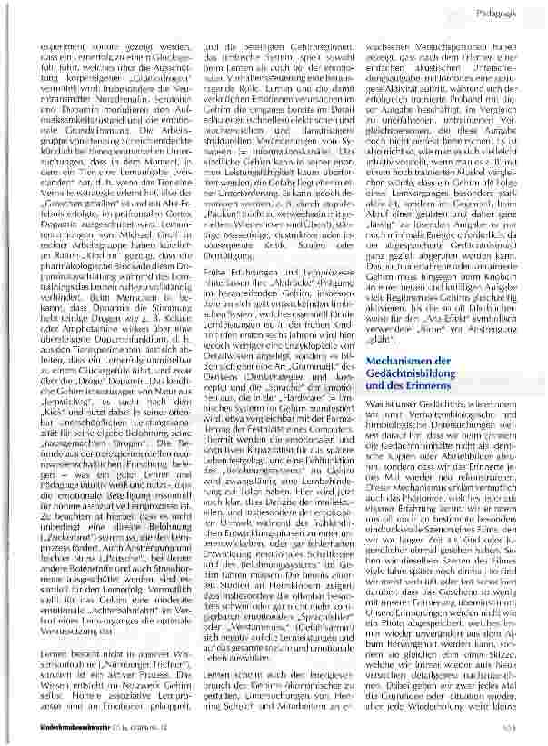 Vorschauseite 5: Zum Lernen geborenOptimierung des Gehirns durch frühe Bildung