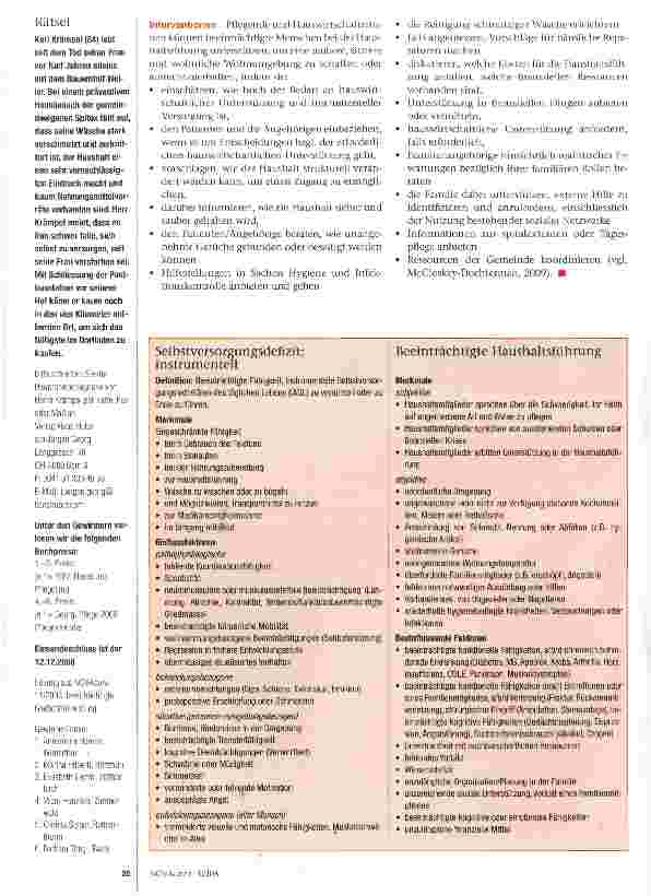 Vorschauseite 3: Alltagsbeeinträchtigunugen