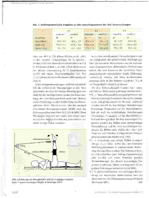 Vorschauseite 5: Die Trainierbarkeit der Beweglichkeit in der LebensspanneReanalyse vorliegender Studien unter Alternsgesichtspunkten