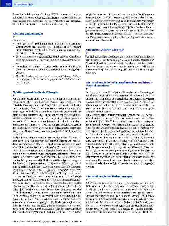 Vorschauseite 5: Perioperative Flüssigkeitstherapie