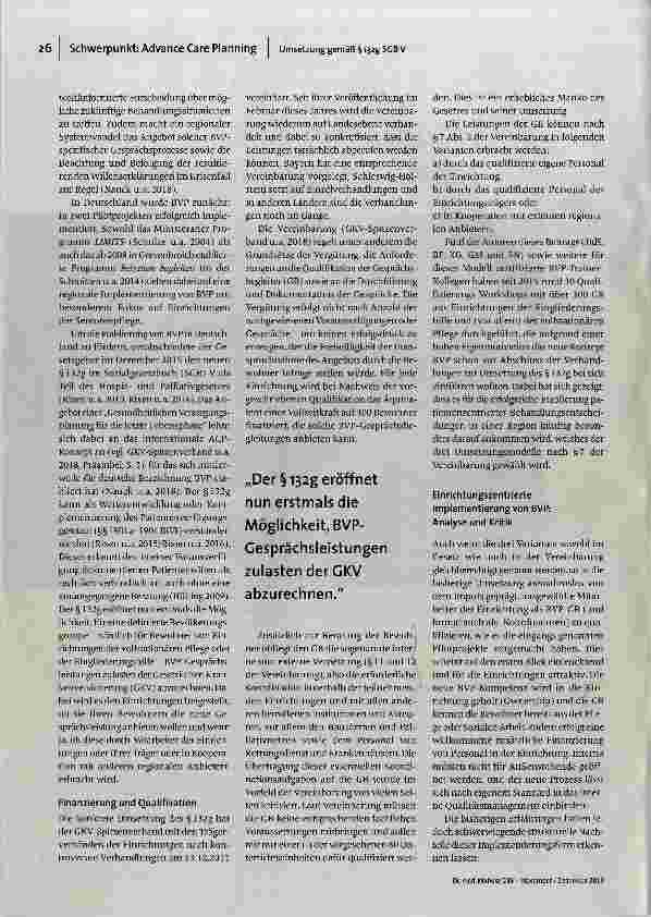 Vorschauseite 2: Plädoyer für eine regionale Implementierung