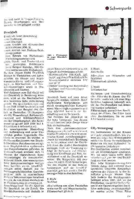 Vorschauseite 3: Hygieneaspekte bei der Versorgung mit medizinischen Gasen im Krankenhaus