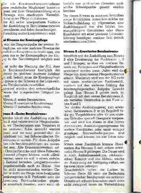 Vorschauseite 3: Richtlinien-Revision der Krankenpflegeberufe