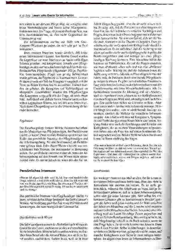Vorschauseite 4: Lesen: eine Quelle für Informationen
