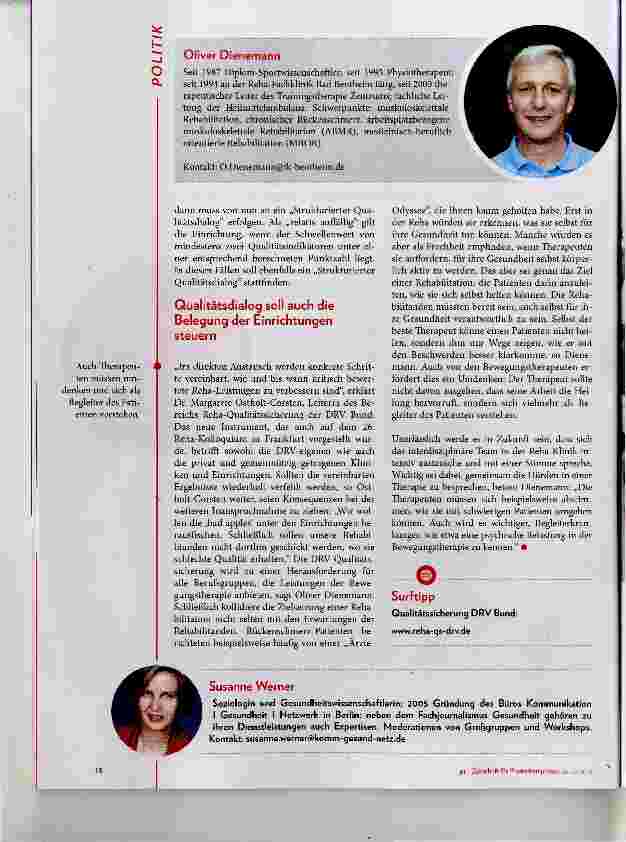 Vorschauseite 2: Qualitätssicherung der Rentenversicherung