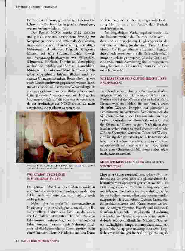 Vorschauseite 2: Glutensensitivität - was steckt dahinter?