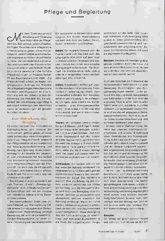 Vorschauseite 2: GEMEINSAM BEWEGEN in Zeit und Raum