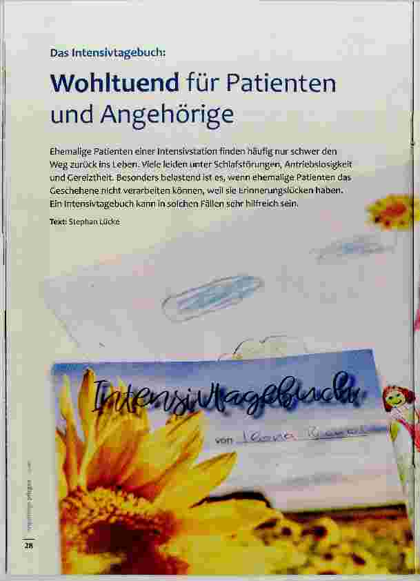 Vorschauseite 1: Wohltuend für Patienten und Angehörige
