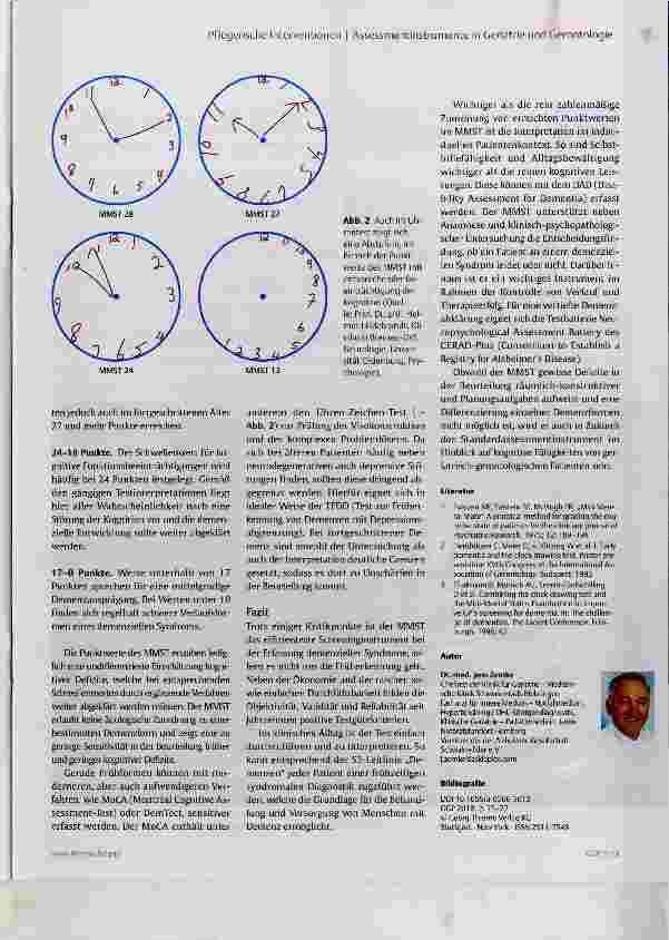 Vorschauseite 3: Geriatrisches Assessment Mini-Mental-Status-Test (MMST)