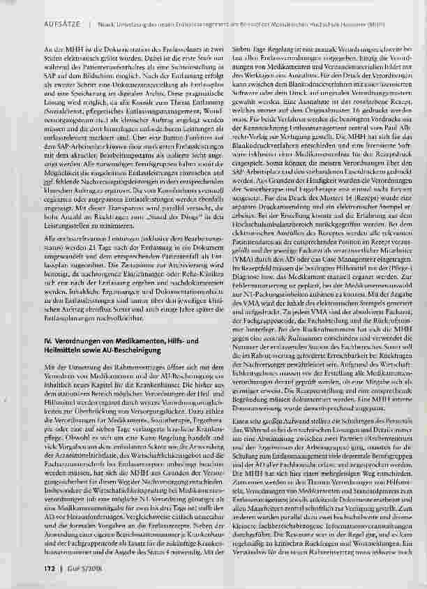 Vorschauseite 3: Umsetzung des neuen Entlassmanagement am Beispiel der Medizinischen Hochschule Hannover (MHH)