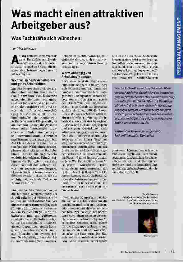 Vorschauseite 1: Was macht einen attraktiven Arbeitgeber aus?