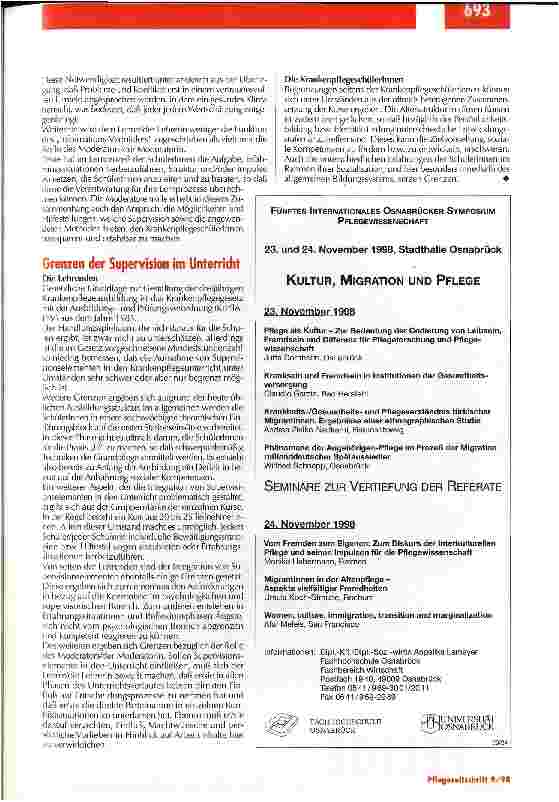 Vorschauseite 3: Reduzierung fachfremder Inhalte schafft notwendige Freiräume Integration von Supervisionselementen in den Unterricht