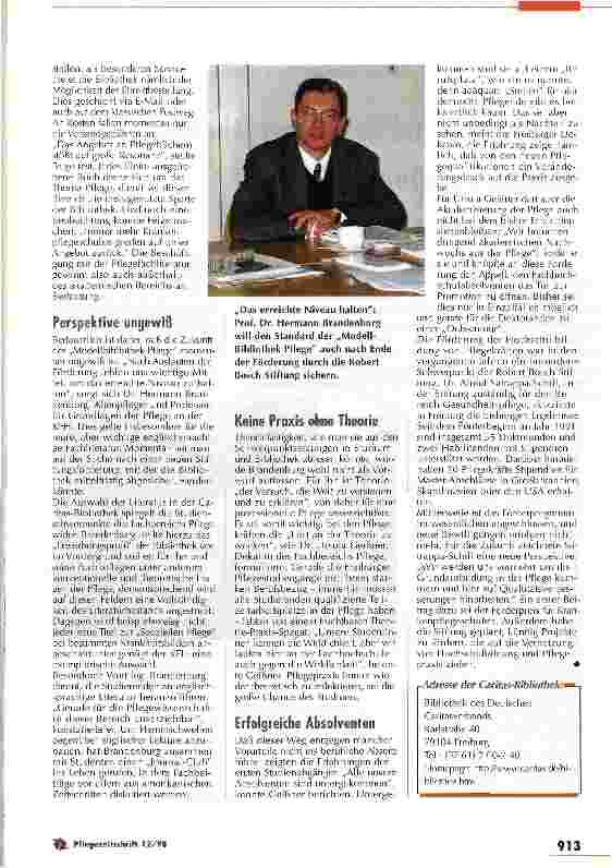 Vorschauseite 2: Tagung Pflegewissenschaft und Literaturversorgung in Freiburg: Die Theorielust der Pflegekräfte wecken