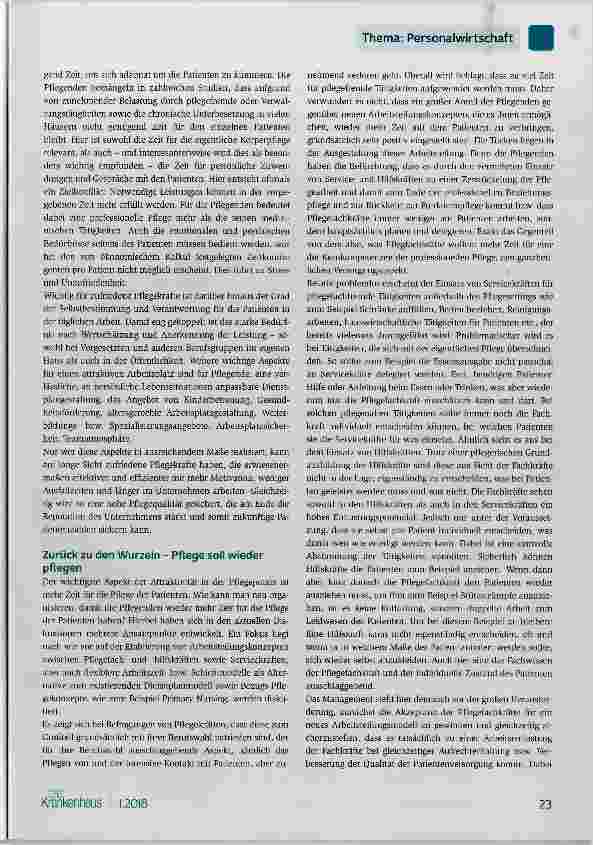 Vorschauseite 3: Employer Branding und Neuorganisation: Wege aus dem Fachkräftemangel in der Pflege
