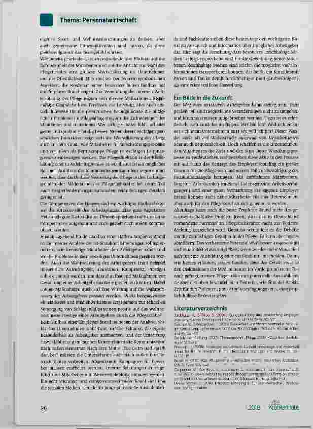 Vorschauseite 5: Employer Branding und Neuorganisation: Wege aus dem Fachkräftemangel in der Pflege