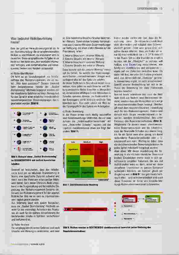 Vorschauseite 4: Internationale best practice im integralen Risikomanagement von Spitälern