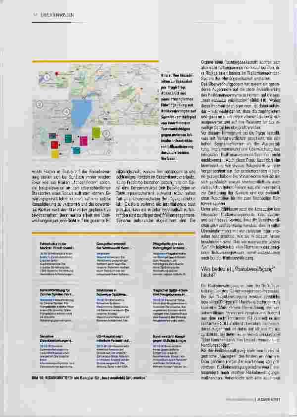 Vorschauseite 5: Internationale best practice im integralen Risikomanagement von Spitälern