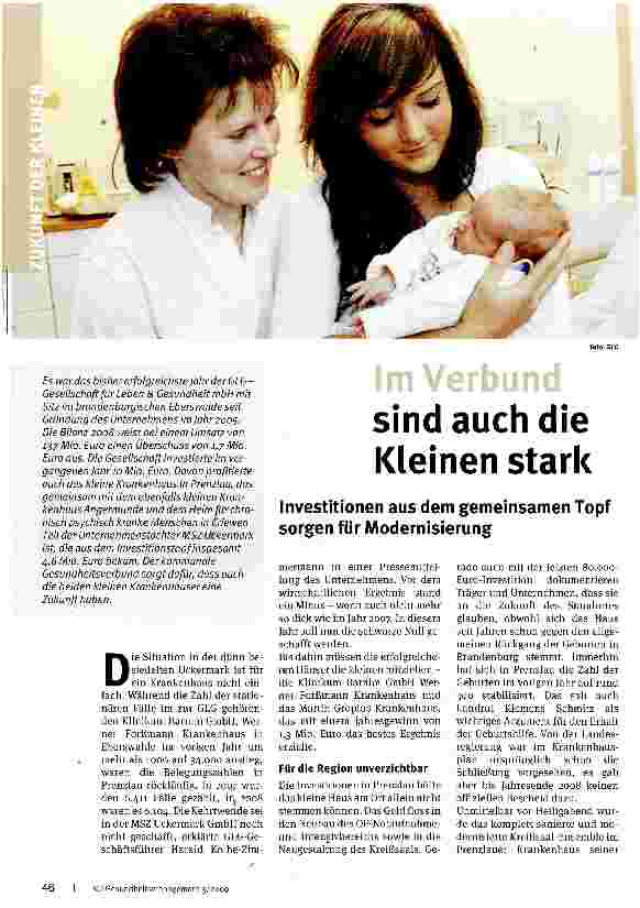 Vorschauseite 1: Im Verbund sind auch die Kleinen stark