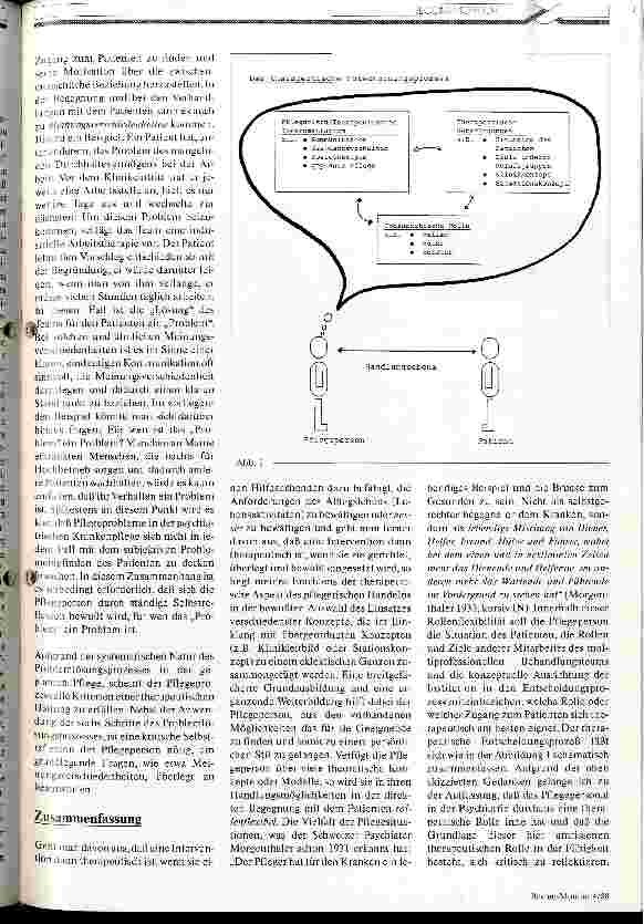 Vorschauseite 4: Einige Überlegungen zur therapeutischen Rolle der Pflegepersonen in der Psychiatrie