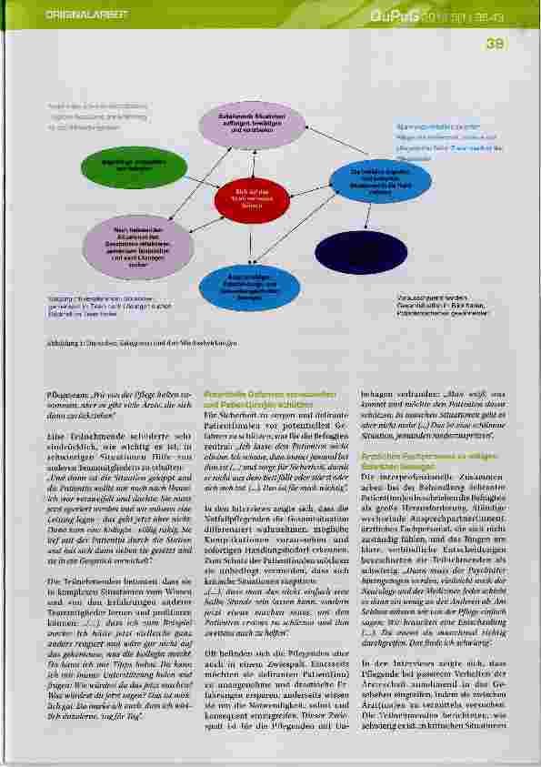 Vorschauseite 4: Es ist eine Gratwanderung Erfahrungen von Notfallpflegenden mit deliranten Patientinnen und Patienten. Eine qualitativ-explorative Studie