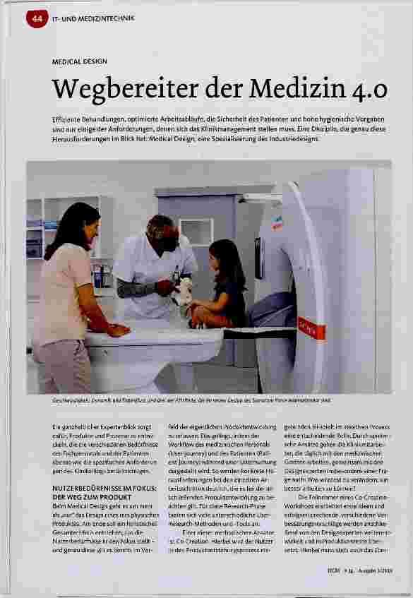 Vorschauseite 1: Wegbereiter der Medizin 4.0