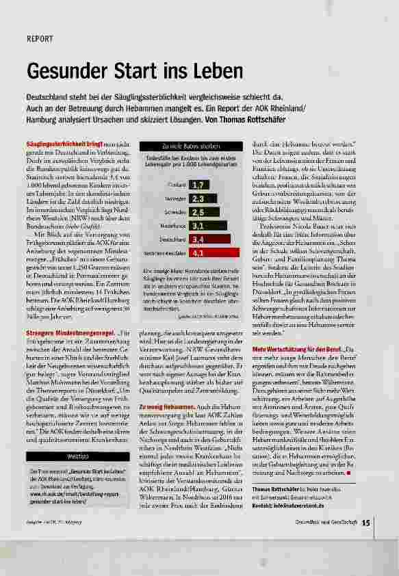 Vorschauseite 1: Gesunder Start ins Leben
