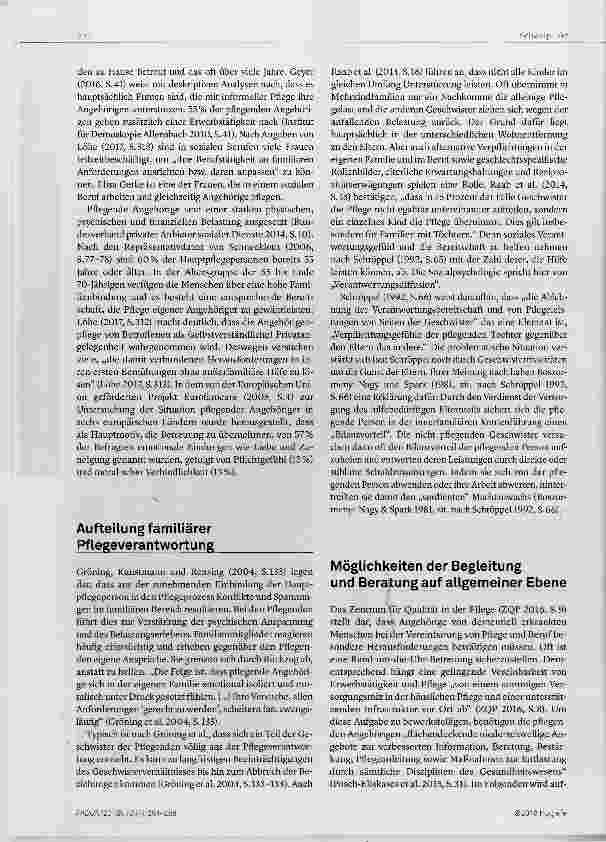 Vorschauseite 2: Beruf, Pflegeverantwortung und Familie ein Vereinbarkeitsproblem?