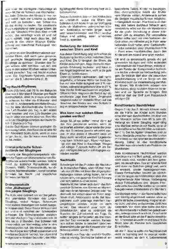 Vorschauseite 2: Warum schreit mein Baby?