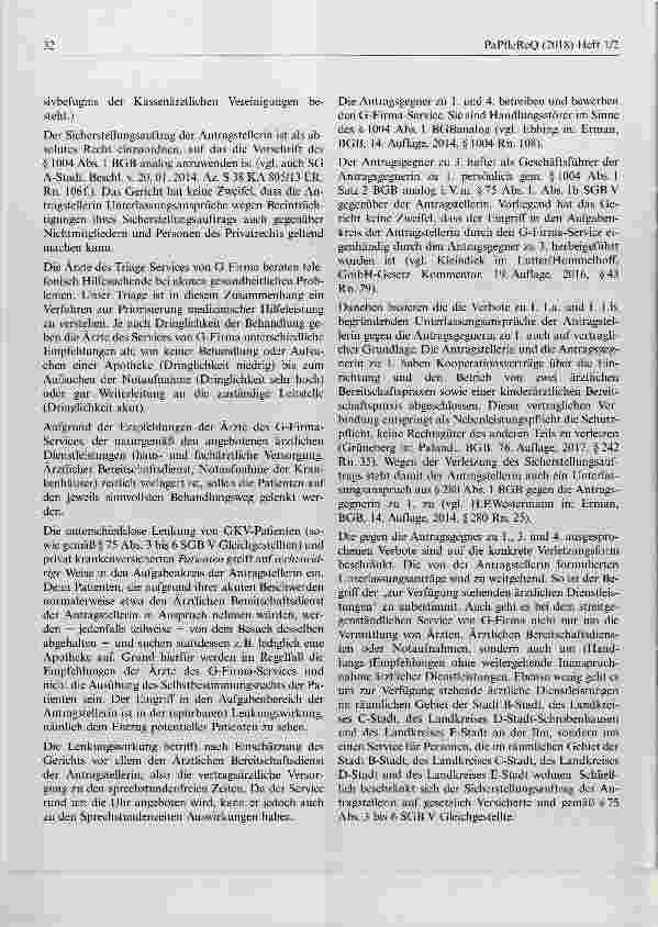 Vorschauseite 6: Verbot ausschließlicher Fernbehandlung