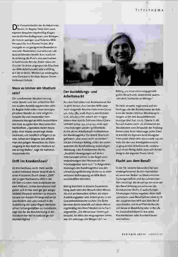 Vorschauseite 2: MFA-Ausbildung in Berlin
