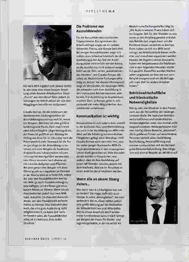 Vorschauseite 3: MFA-Ausbildung in Berlin