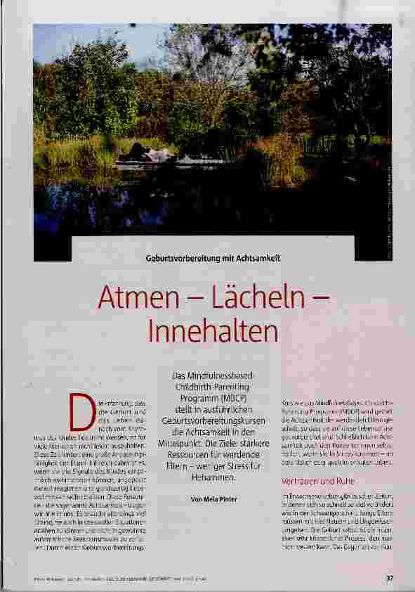 Vorschauseite 1: Atmen Lächeln Innehalten