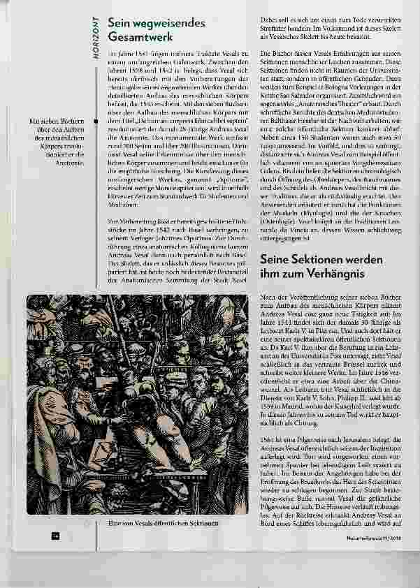 Vorschauseite 3: Andreas Vesal