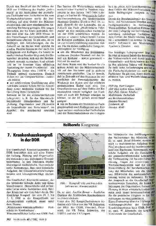 Vorschauseite 2: Zur Einführung des Lehrgebietes Medizinische Informatik