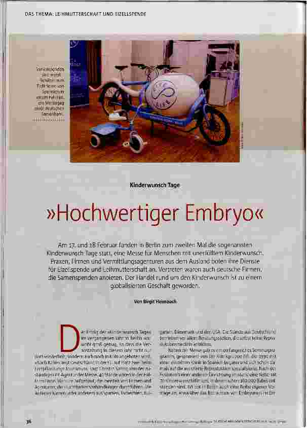 Vorschauseite 1: Hochwertiger Embryo