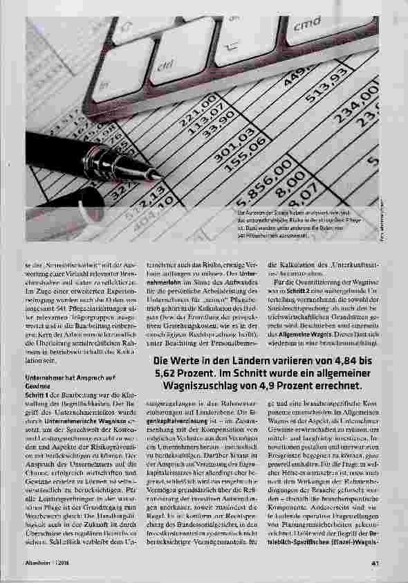 Vorschauseite 2: Das Risiko in Zahlen messen