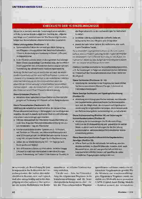 Vorschauseite 3: Das Risiko in Zahlen messen